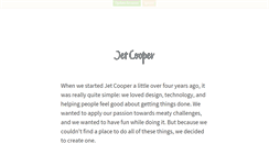 Desktop Screenshot of jetcooper.com