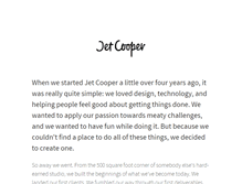 Tablet Screenshot of jetcooper.com